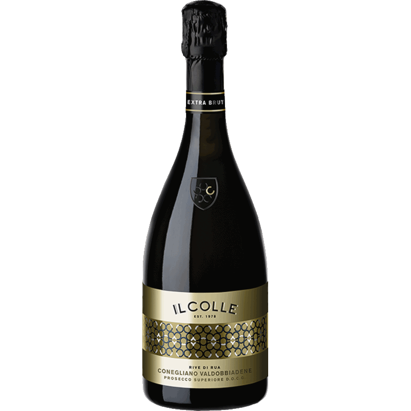 Vin pétillant italien bio Vénétie - DOCG Conegliano Valdobbiadene Prosecco Superiore - Azienda IL Colle - Cuvée Extra Brut