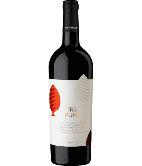 Vin rouge italien - Pouilles - IGP Salento - Cantine San Marzano - Cuvée Tre Pumi