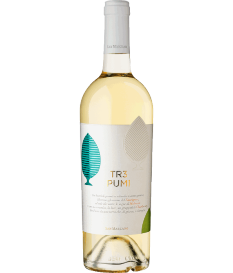 Vin blanc italien sec - Pouilles - IGP Salento - Cantine San Marzano - Cuvée Tre Pumi Bianco