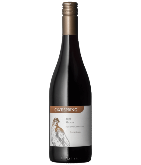 Vin rouge canadien vegan - Ontario - VQA Beamsville Bench - Cave Spring - Cuvée Gamay