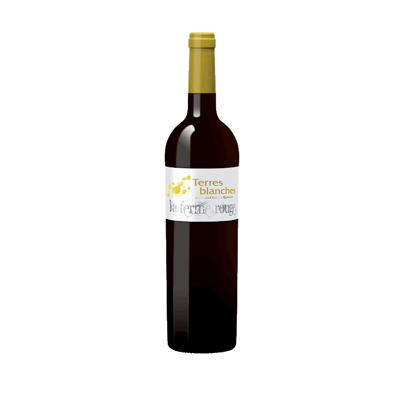 Vin blanc marocain sec - AOC Les Côtes de Rommani - Château La Ferme Rouge - Cuvée Terre Blanche