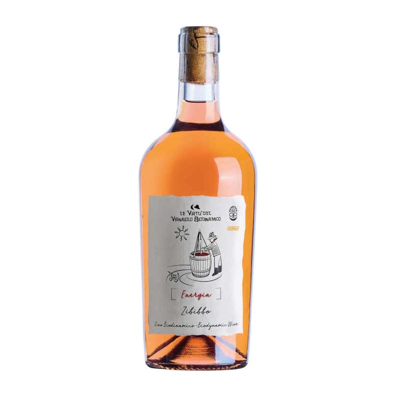 Vin orange italien biodynamique - Sicile - Viticoltori del Mediterraneo - Cuvée Le Virtu del Vignaiolo - Zibibbo