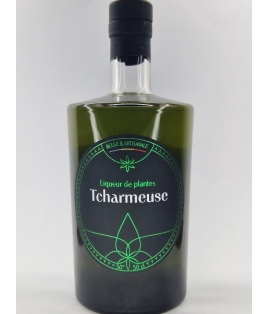 Liqueur belge - Pr. de Namur - Tcharbon - Liqueur de plantes Tcharmeuse