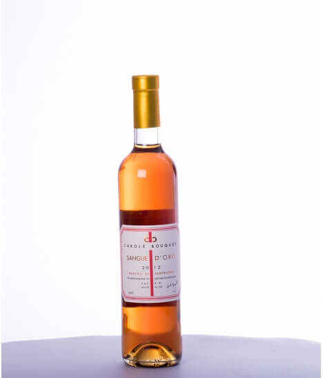 Vin blanc italien liquoreux Sicile - DOC Passito di Pantelleria - Carole Bouquet - Cuvée Sangue d'Oro
