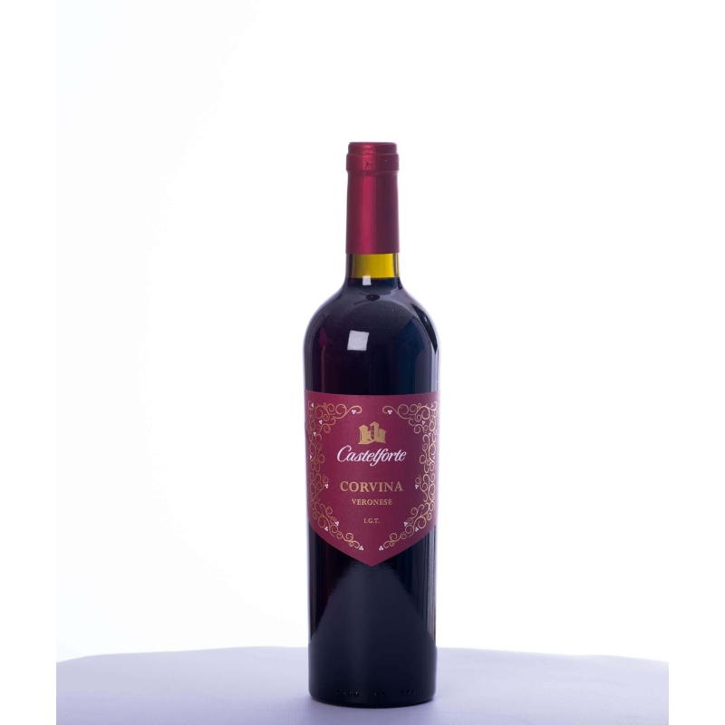 Vin rouge italien Vénétie - IGT Veronese - Cantine Riondo - Cuvée Castelforte - Corvina