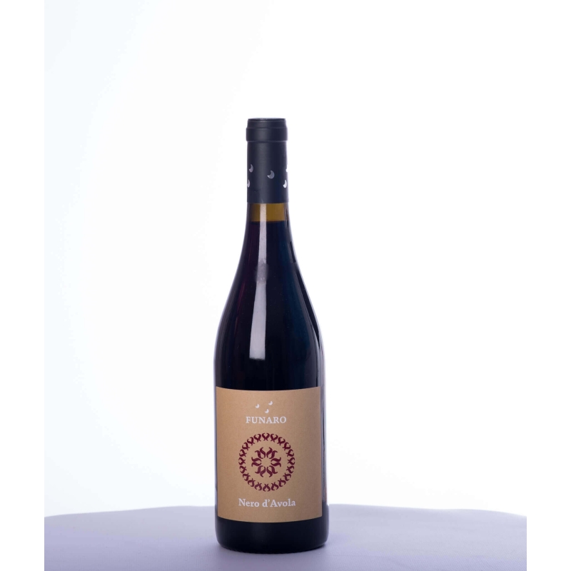 Vin rouge italien bio vegan - Sicile - IGP Terre Siciliane - Funaro - Cuvée Nero d'Avola
