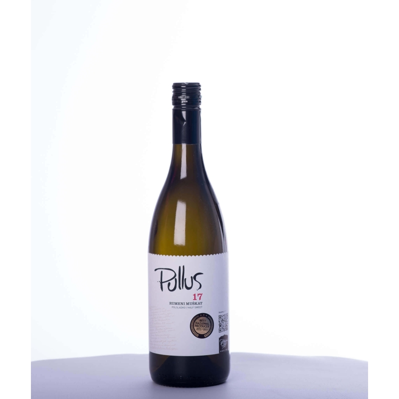 Vin blanc slovène moelleux - Podravje Region - Ptujska Klet - Cuvée Pullus - Muscat Jaune