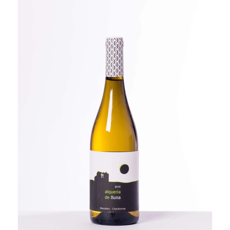 Vin blanc espagnol sec - DOP Valencia - Bodega La Viña - Cuvée Alqueria de Lluna - Macabeu et Chardonnay