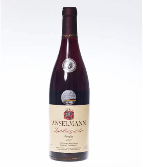 Vin rouge Allemand - Region Pfalz - Spatburgunder trocken Anselmann - Pinot noir