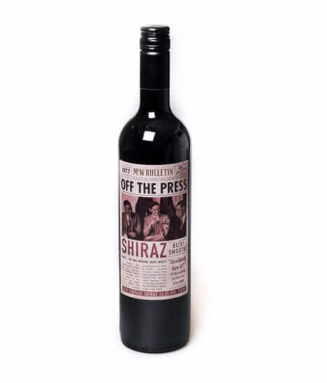 Vin rouge australien - Nouvelle-Galles-du-Sud Riverina - McWilliams - Cuvée Off The Press - Shiraz