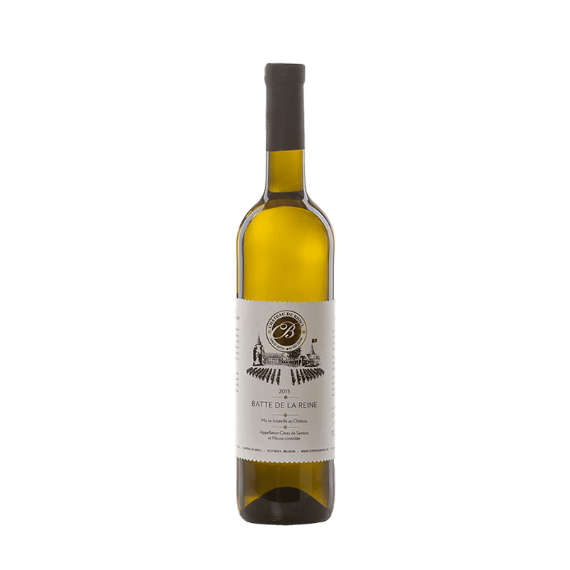 Vin blanc belge bio sec - AOP Côtes de Sambre et Meuse - Château de Bioul - Cuvée Batte de la Reine