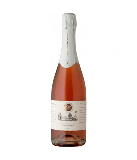Vin pétillant rosé belge bio - AOP Crémant de Wallonie - Château de Bioul - Cuvée Brut des Houillères