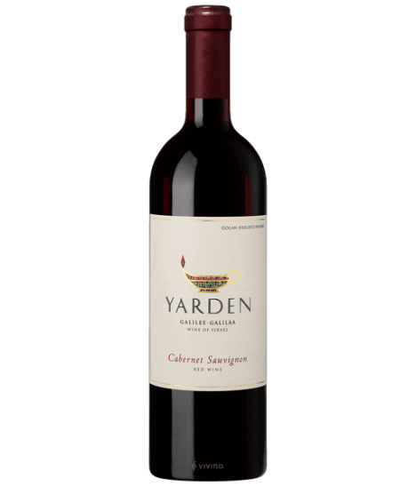 Vin rouge du plateau du Golan (colonie israélienne) - Galilée - Golan Heights - Cuvée Yarden Cabernet Sauvignon