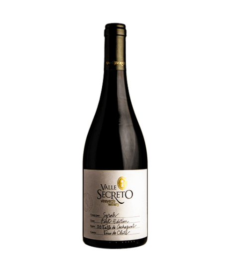 Vin rouge chilien - DO Cachapoal - Viña Valle Secreto - Cuvée First Edition - Syrah