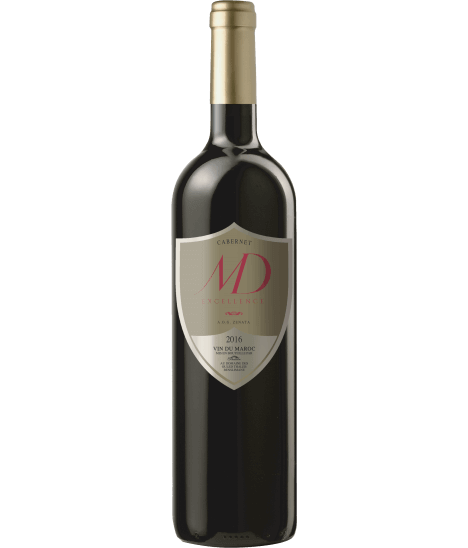 Vin rouge marocain - AOG Zenata - Thalvin - Cuvée MD Excellence - Cab S et Syrah