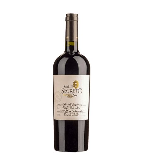 Vin rouge chilien - DO Cachapoal - Viña Valle Secreto - Cuvée First Edition - Cabernet Sauvignon
