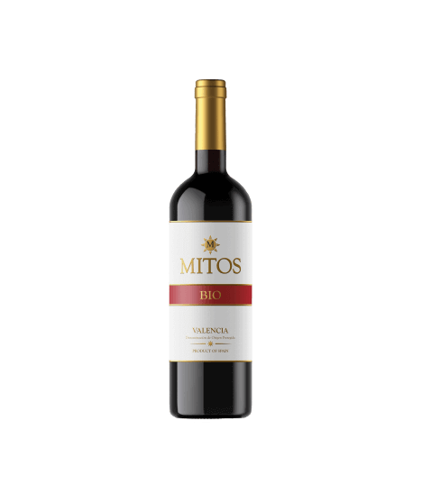 Vin rouge espagnol bio - DOP Valencia - Bodegas Mitos - Cuvée Tinto - Merlot et Cab S