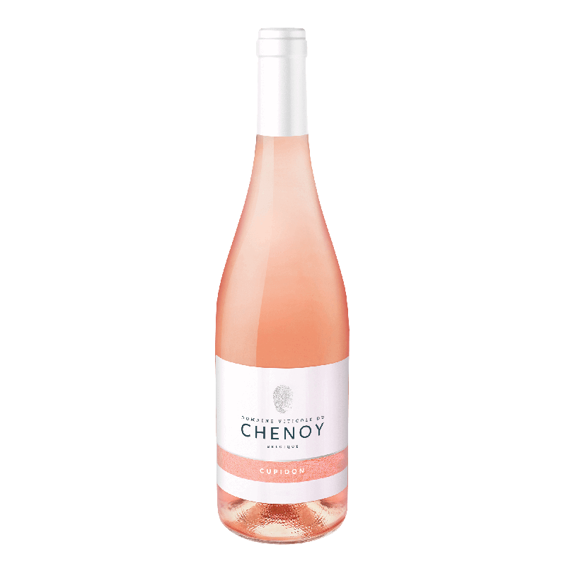 Vin rosé belge bio - AOP Côtes de Sambre et Meuse - Domaine du Chenoy - Cuvée Cupidon