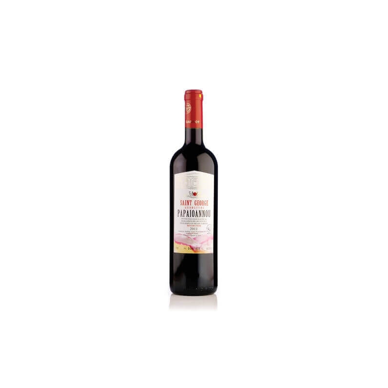 Vin rouge grec bio - IGP Corinthe - Papaioannou Estate - Cuvée Saint-George - Agiorgitiko
