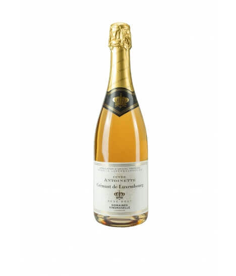 Vin pétillant rosé luxembourgeois - AOP Crémant du Luxembourg - Domaines Vinsmoselle - Cuvée Antoinette Brut Extra Rosé