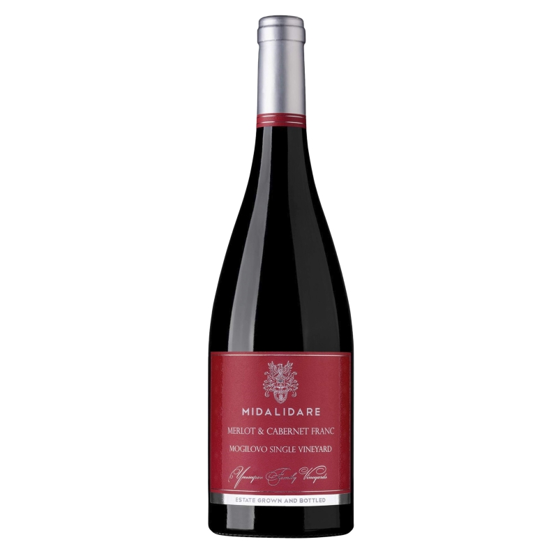 Vin rouge bulgare - IGP Thracian Lowlands - Midalidare - Cuvée Merlot et Cabernet Franc