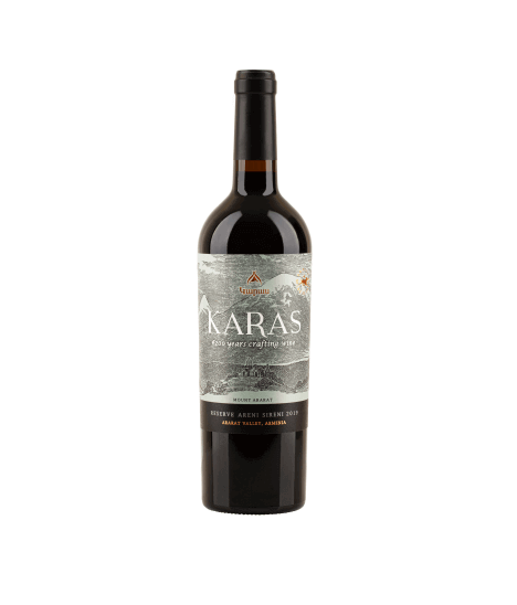 Vin rouge arménien - Ararat Valley - Karas - Cuvée Karas Reserve (Amphore)