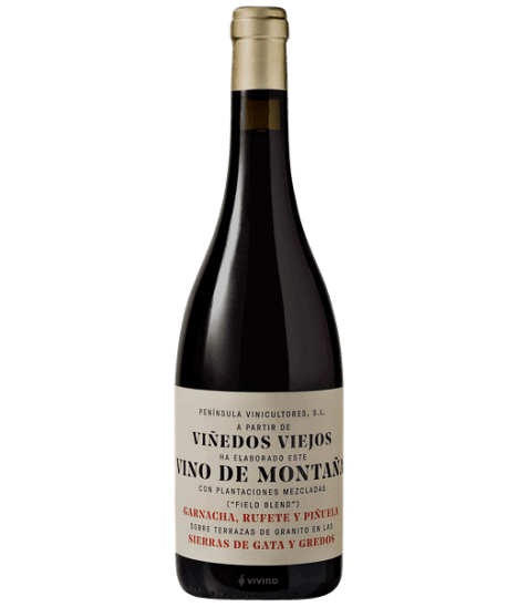 Vin rouge espagnol - Vin de pays - Bodega Península Vinicultores - Cuvée Vino de Montana - Garnacha / Rufete / Piñuela