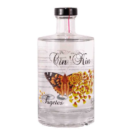Liqueur belge - Pr. de Namur - Cin'Kin Liqueur - Fleurs de Tagetes Patula