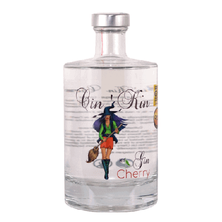 Gin belge - Pr. de Namur - Cin'Kin Gin Cherry - Triplement distillé à base de cerises