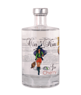 Gin belge - Pr. de Namur - Cin'Kin Gin Cherry - Triplement distillé à base de cerises