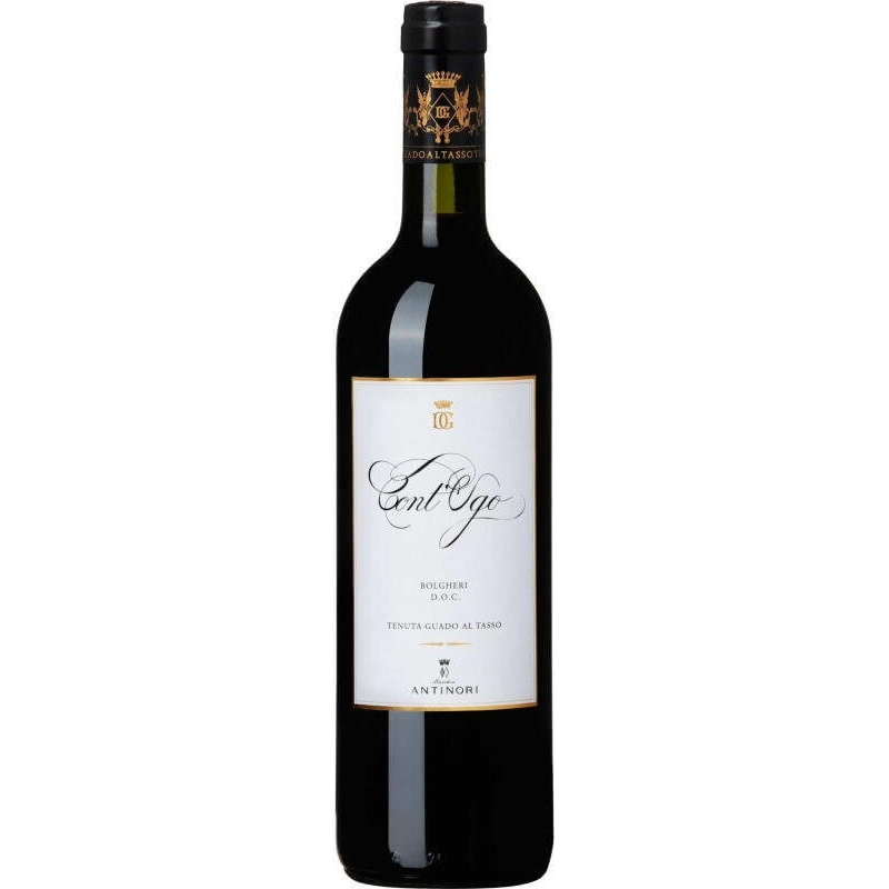 Vin rouge italien Toscane - DOC Bolgheri - Marchesi Antinori - Cuvée Cont'Ugo Guado al Tasso - Merlot