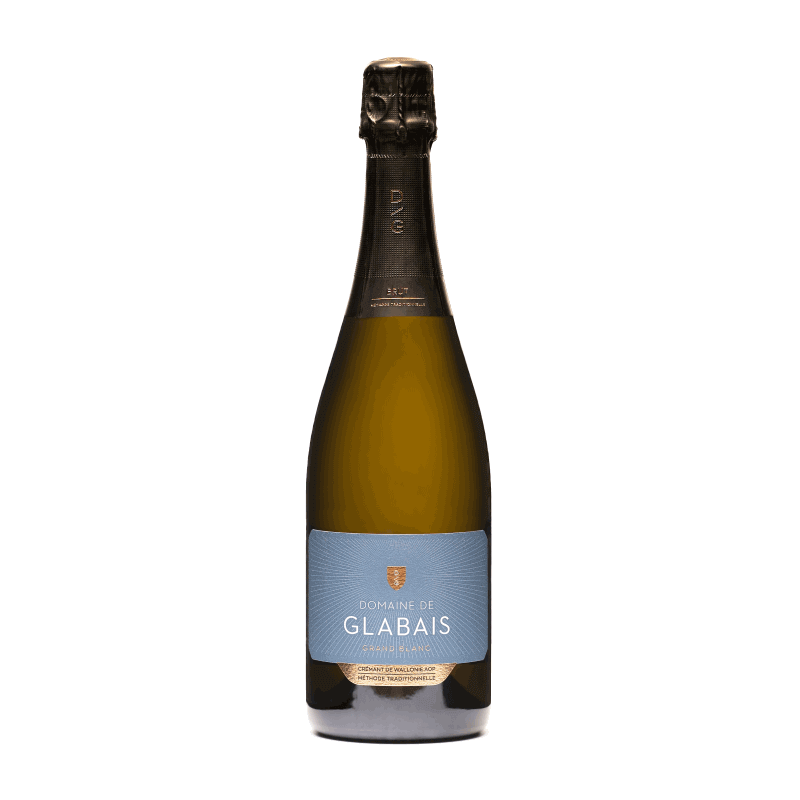 Vin pétillant belge - AOP Crémant de Wallonie - Domaine de Glabais - Cuvée Blanc de blancs - Extra Brut