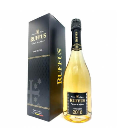 Vin pétillant belge - Vignoble des Agaises - Cuvée Ruffus Grand Millésime 2018