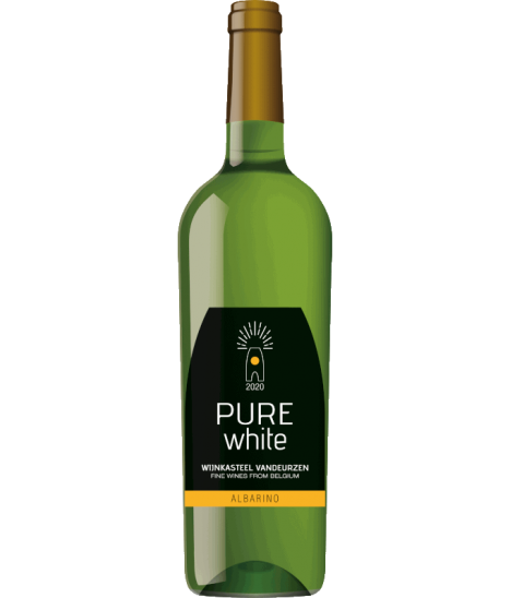 Vin blanc belge sec - Hageland - Domaine Vandeurzen - Cuvée Albarino Pure White