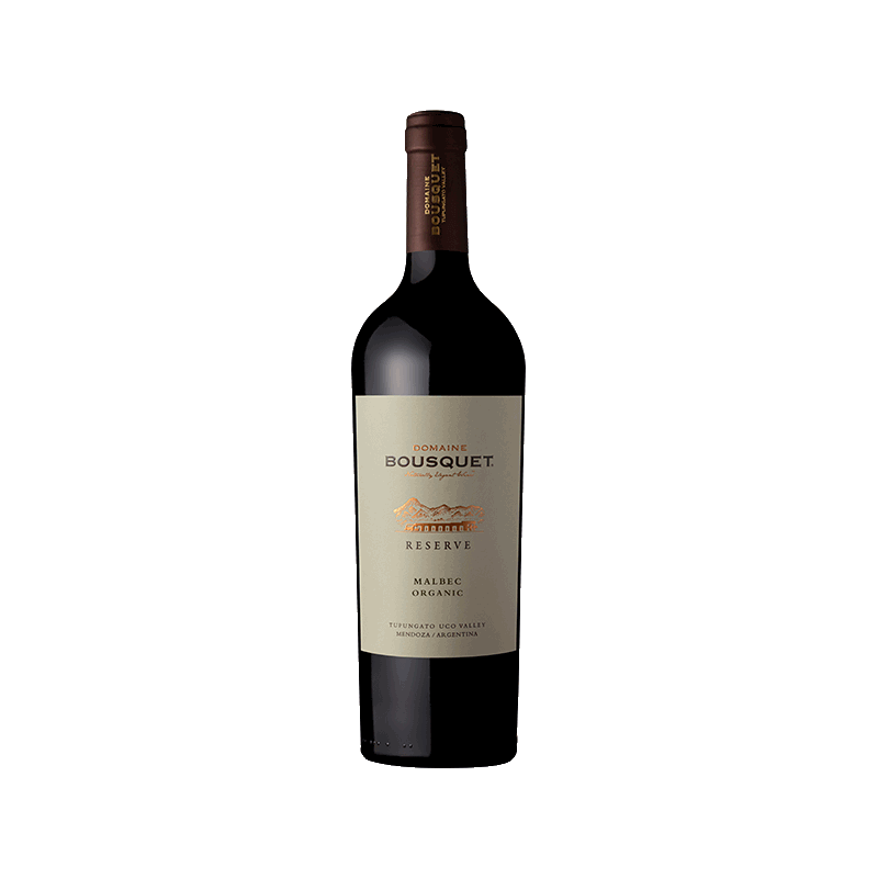Vin rouge argentin bio - Uco Valley - Domaine Bousquet - Cuvée Malbec Reserve bio