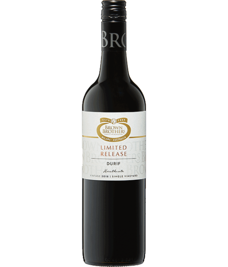 Vin rouge australien vegan - Heathcote Region - Brown Brothers - Cuvée Limited Release - Durif
