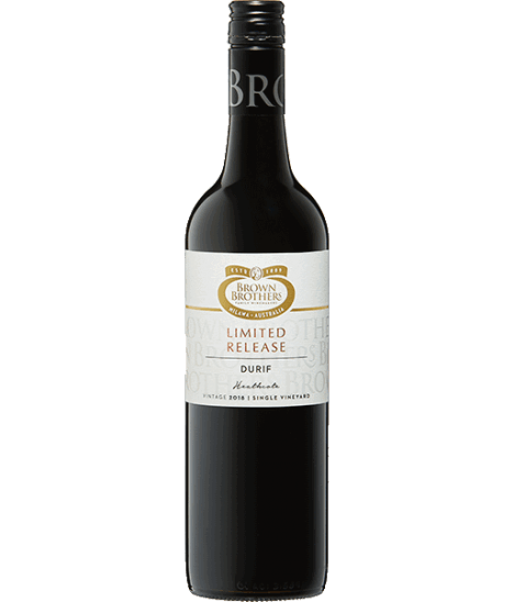 Vin rouge australien vegan - Heathcote Region - Brown Brothers - Cuvée Limited Release - Durif