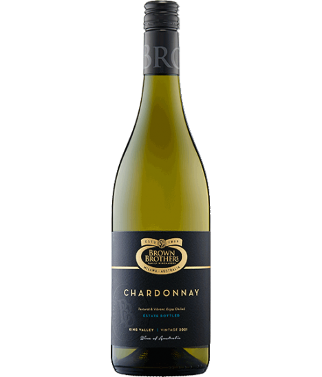Vin blanc australien sec vegan - King Valley - Brown Brothers - Cuvée Chardonnay Estate Reserve