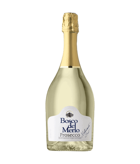 Vin pétillant italien vegan - DOC Prosecco - Bosco del Merlo - Prosecco Brut Millesimato