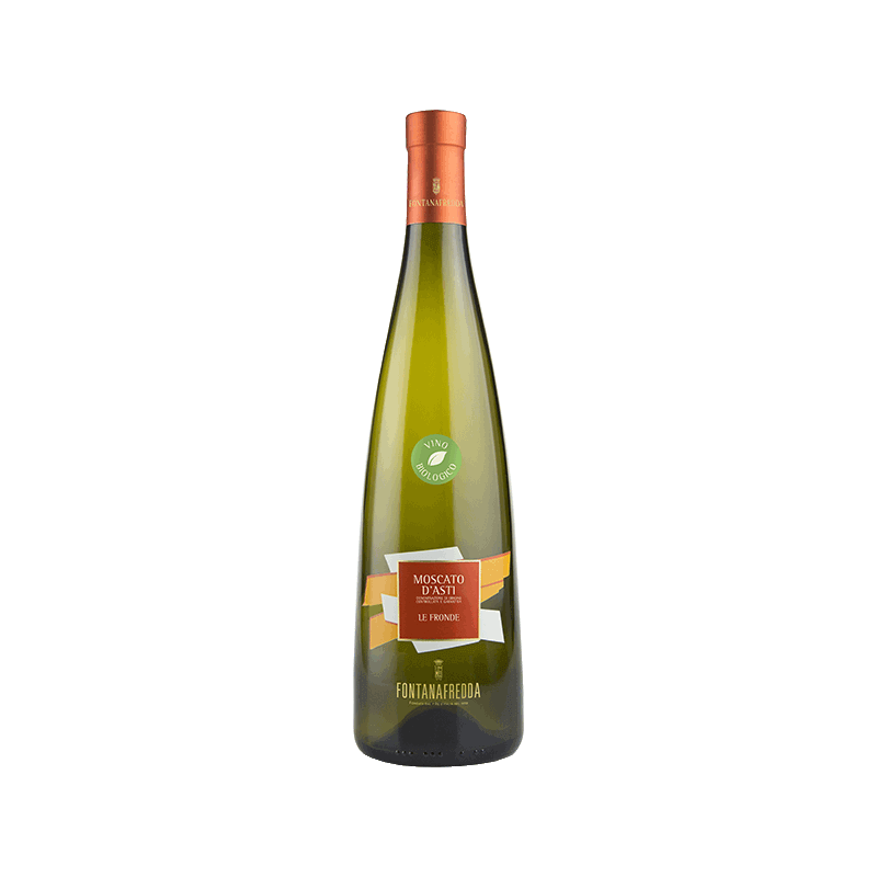 Vin blanc italien semi liquoreux bio - DOCG Moscato d’Asti - Cantine Fontanafredda - Cuvée Le Fronde
