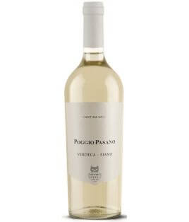 Vin blanc italien sec Pouilles - IGP Puglia - Cantina Sava - Cuvée Poggio Pasano - Verdeca / Fiano