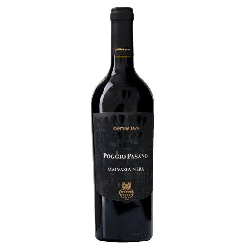 Vin rouge italien Pouilles - IGP Salento - Cantina Sava - Cuvée Poggio Pasano - Malvasia Nera