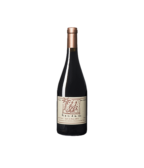 Vin rouge marocain - AOG Zenata - Domaine des Ouled Thaleb - Cuvée Tandem Syrah