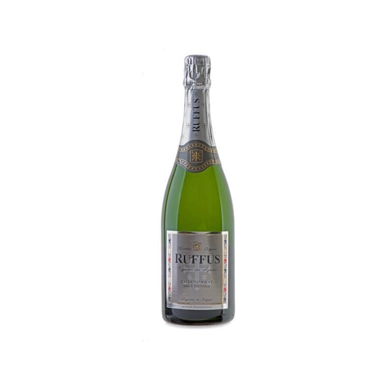 Vin pétillant belge - Pr. de Hainaut - Vignoble des Agaises - Cuvée Ruffus Brut Sauvage - Chardonnay