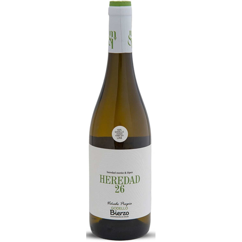 Vin blanc espagnol sec - Castille-et-León - DO Bierzo - Bodega Heredad Moran & López - Cuvée Heredad 26 Godello