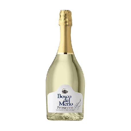 Vin pétillant italien vegan - DOC Prosecco - Bosco del Merlo - Prosecco Brut Millesimato - MAGNUM