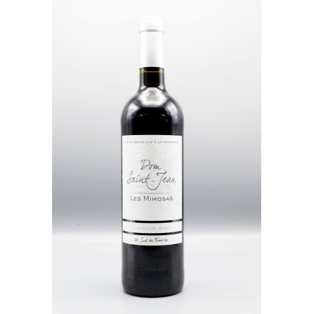 Vin rouge Francais - Domaine St jean Les mimosas IGP Mont Baudile rouge